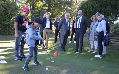 Une rencontre golf de la maternelle au lycée