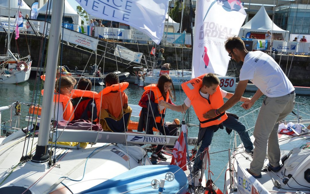 Des classes Usep embarquent sur la Mini-Transat