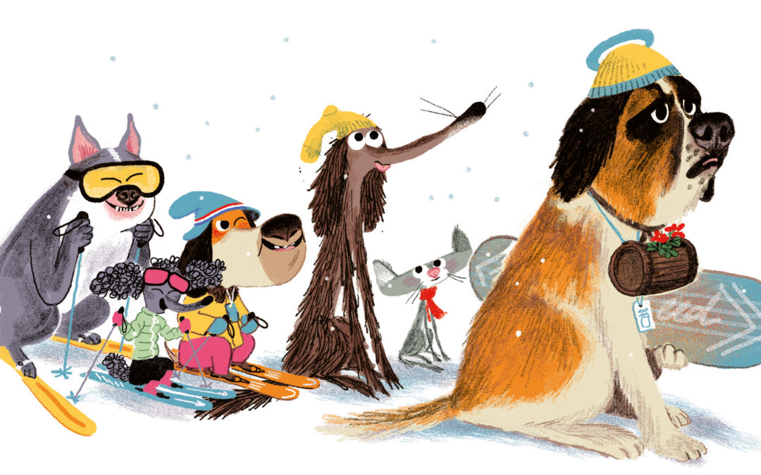 Chien Pourri et Motordu, la classe déneige