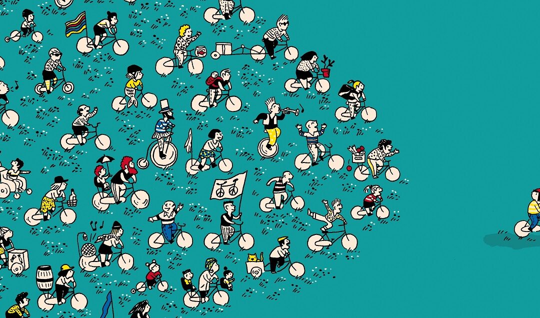 Sasha et les vélos, le monde en pédalant