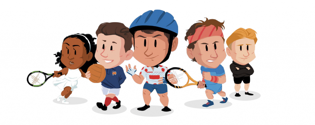 Des galeries de portraits pour se rêver champion ou championne